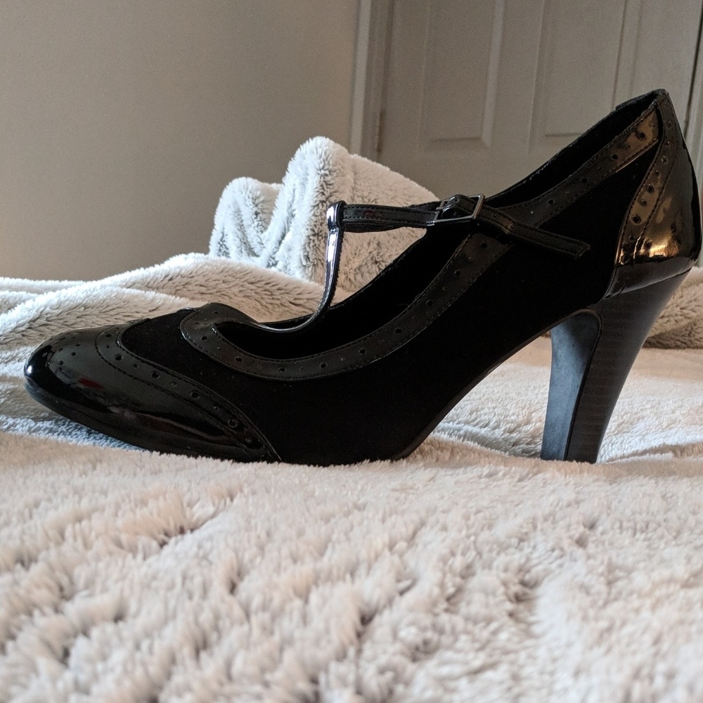 Black heels